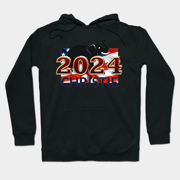 Chris Christie 2024 Hoodie by teepossible